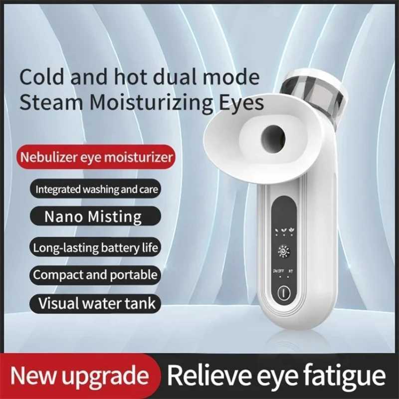Hot nano eye fog spray electric eye steam engine warm compression damp heat relief dry eye portable eye fog dropper toolXJ250224