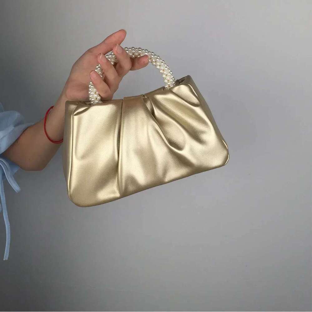 Women's Bags Fashion Pearl Handle Women Dinner Clutch Purse Handbags Design Ladies Square Shoulder Bags Female Small Messenger Bag
