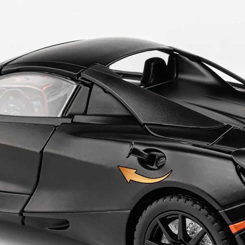 1 24 McLaren 720S Alloy Racing Diecast Metal Sports Car Model Silation Sound and Light Collection Childrens Toy Gift Free shipping