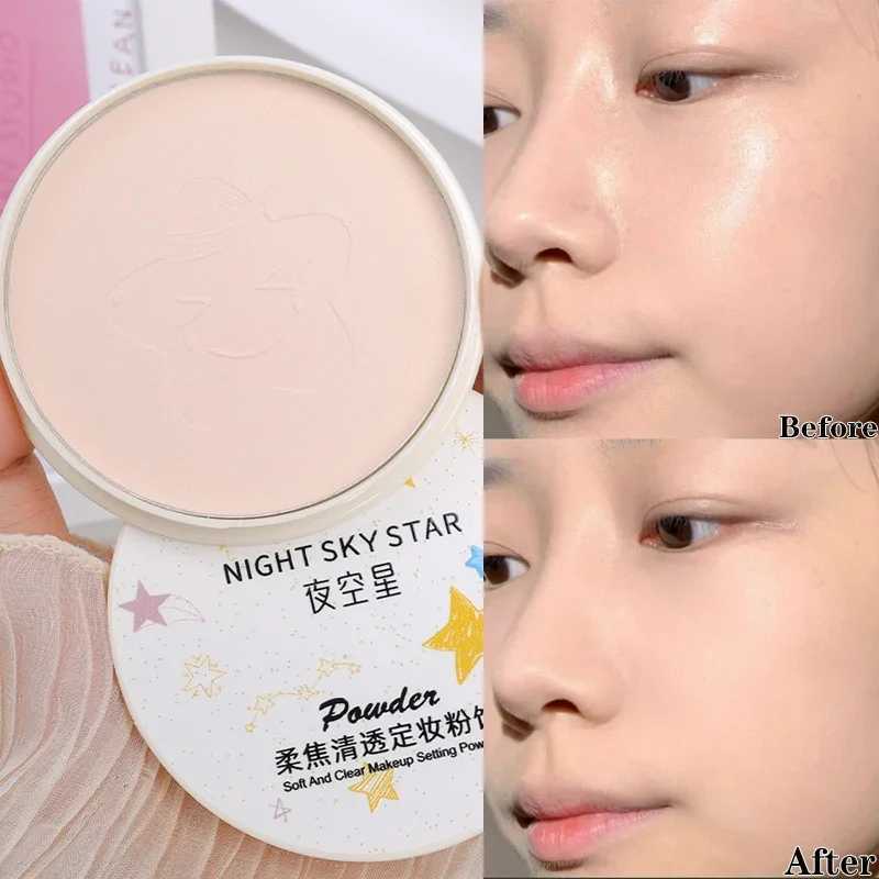 Waterproof pressing powder transparent bright oil control concealer durable natural facial makeup set powder cosmeticsXJ250224