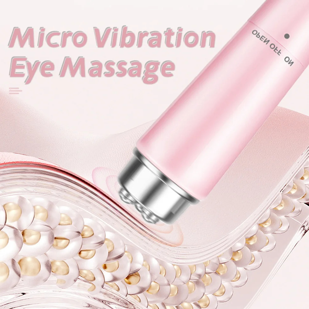 4in1 electric eye massager micro vibration beauty device used for relaxing eyes dark circles bags puffing massage y250219
