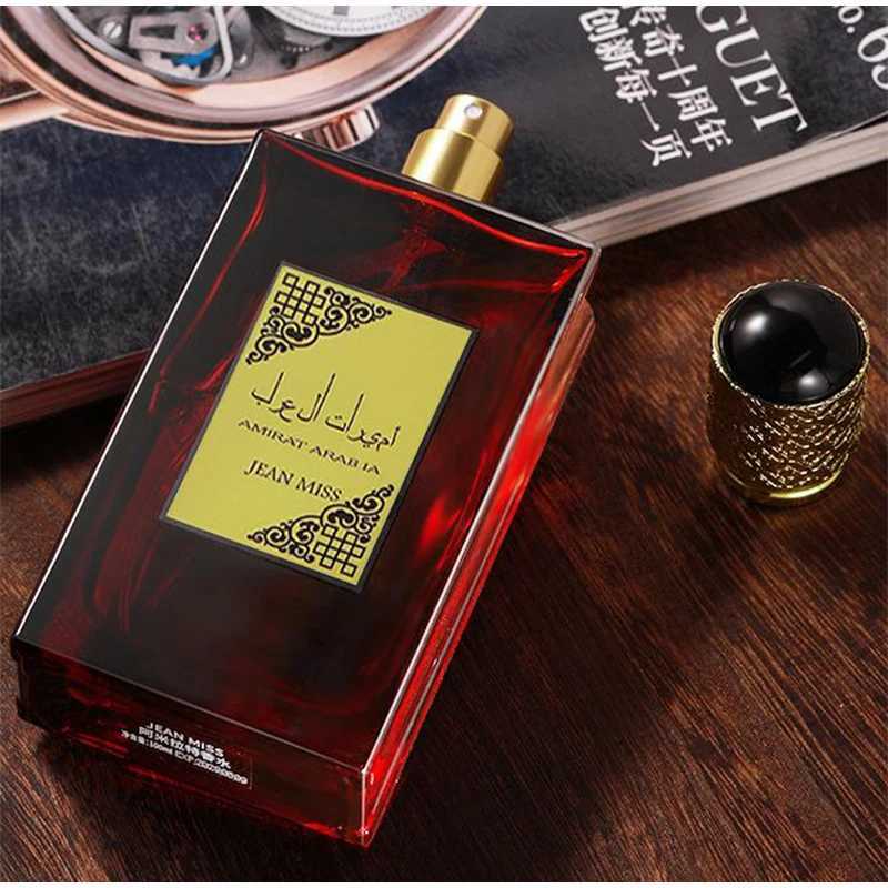 New Womens Arabic Perfume Lasting Floral Fruity Fragrance Brand Red 00ml Perfume Elegant Lady Date Body Spray Jasmine Perfume W250224