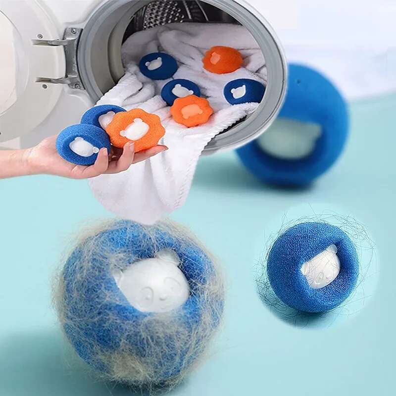 Reusable Ball Laundry Washing hine Filter Wool Sticker Cat Hair Remover Pet Fur t Catcher pet grooming