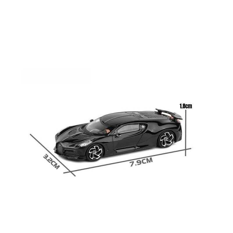 1/64 Bugatti Divo Chiron EB110 Centodieci La Voiture Noire Toy Car JKM Miniature Model Free Wheels Diecast Alloy Collection Gift Z250224 Free shipping