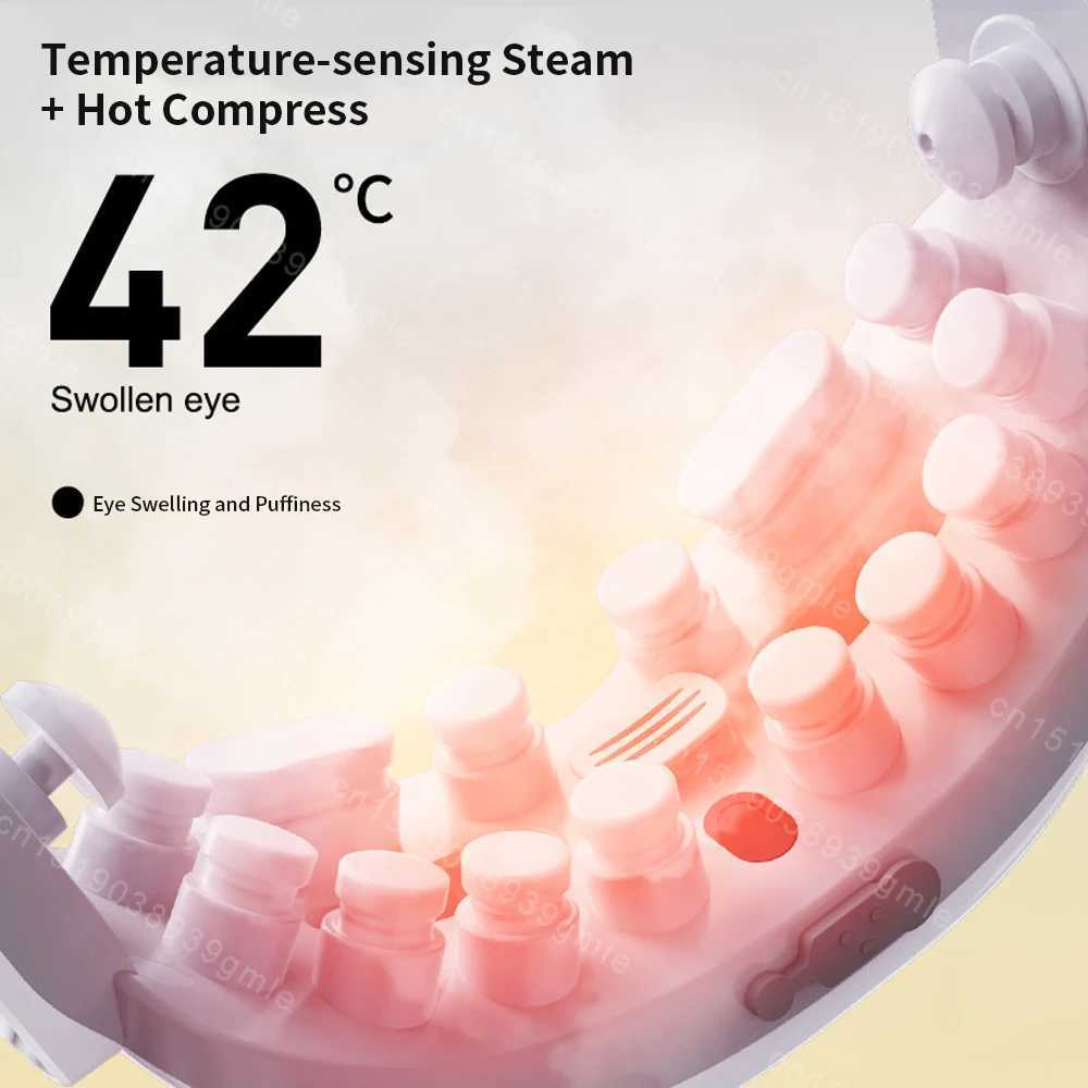 Electric steam eye massager vibration atomization eye massager kneading eye massager Bluetooth relieving eye fatigue massagerXJ250224