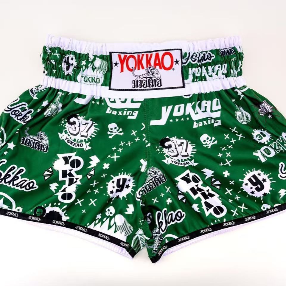 Free shipping Muay Thai Pants Boxing Combat Combat Sports Professional men's and women's shorts Sport pants S-2XL