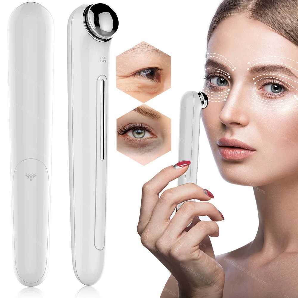 Eyes Lip Massage Stick Thermal Vibration Eye Beauty Pen Eye Cream Introduction Anti wrinkles Eye Bags Remover Eye MassageXJ250224