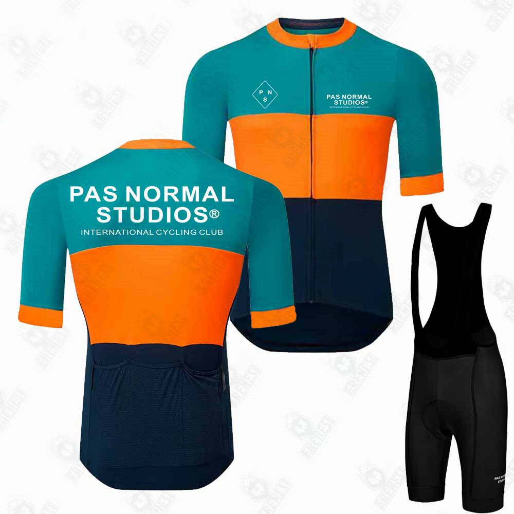 PAS Outdoor Cycling Set Road Mountain Bike Riding Suit Summer Short Sleeved Overalls