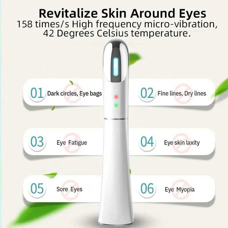 Home EMS Eye Beauty Device Microcurrent Anti Wrinkle Remove Bags Dark Circles Light Therapy Eye Lifting Massage InstrumentXJ250224