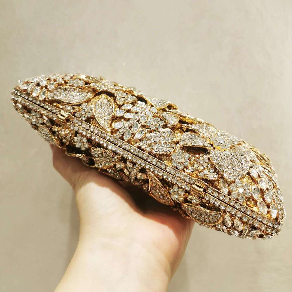 Women's Bags XIYUAN New Arrival Woman Sier Gold Dia Evening Bag Wer Crystal Birthday Party Handbag Wedding Bridal Gala Ral Purse