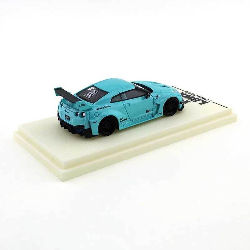 TIME MICRO 1/64 Nissan GTR3.0 Blue Car Alloy Motor Vehicle Diecast Metal Model Kids Xmas Gift Toys for Boys Free shipping