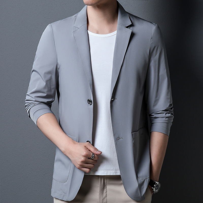 L223Sophisticated Men's Business Attire - Stylish Slim Fit Suits for Weddings & Banquets