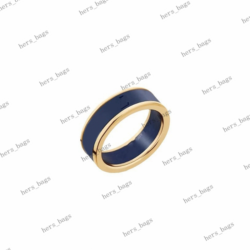 Niche Luxurys Designer Ring Womens Minimalist Simple Letter Flower Pattern Rings 5 To 11 Sizes Mens Fashion Jewelry For Party Wedding