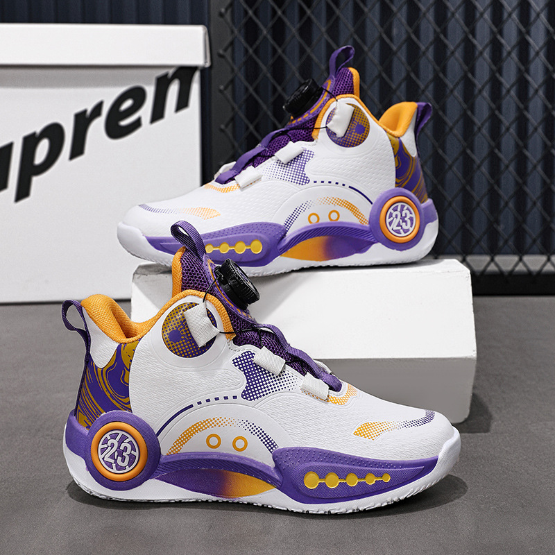 Boys Kids Basketball Shoes 2025 Boy Girl Sports Shoes Big Boys Non-Slip Running Shoes Trainers Sizes US12.5C-US7Y 000605