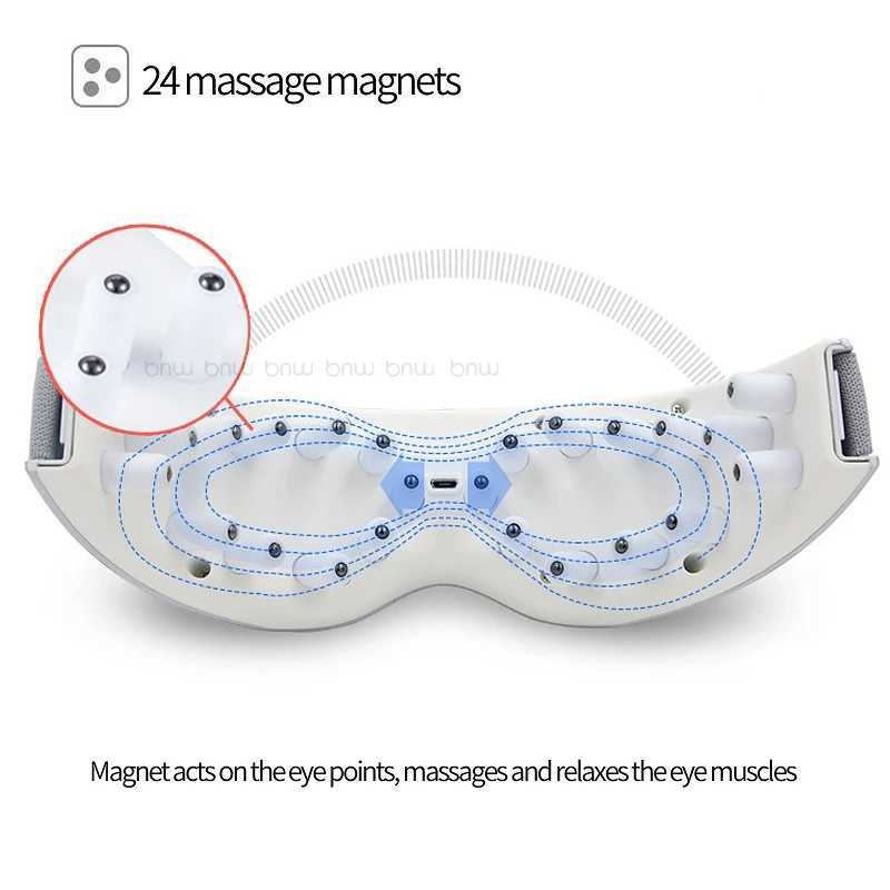 5 Speed 350mA vibration Eye massager mask Wireless Gesture Sensing USB charging Brain Electric health care tools Stress ReliefXJ250224