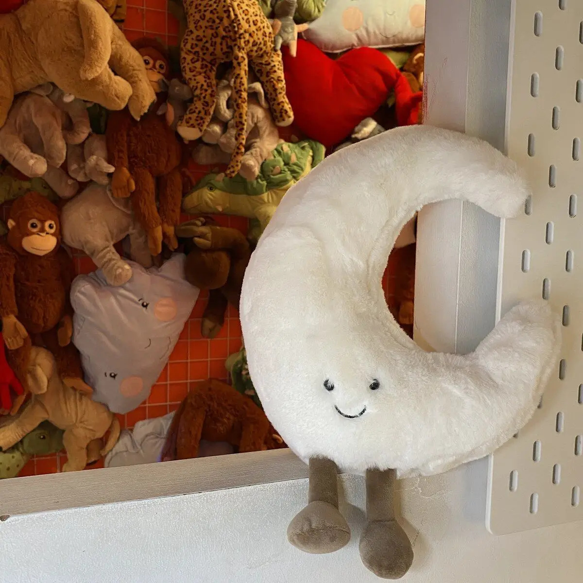 High Quality Smile Face Moon Yellow Sun Plushie Cushion Stuffed Cute Weather Plush Toy for Kid Bedroom Decor Sofa Throw Pillow 250224