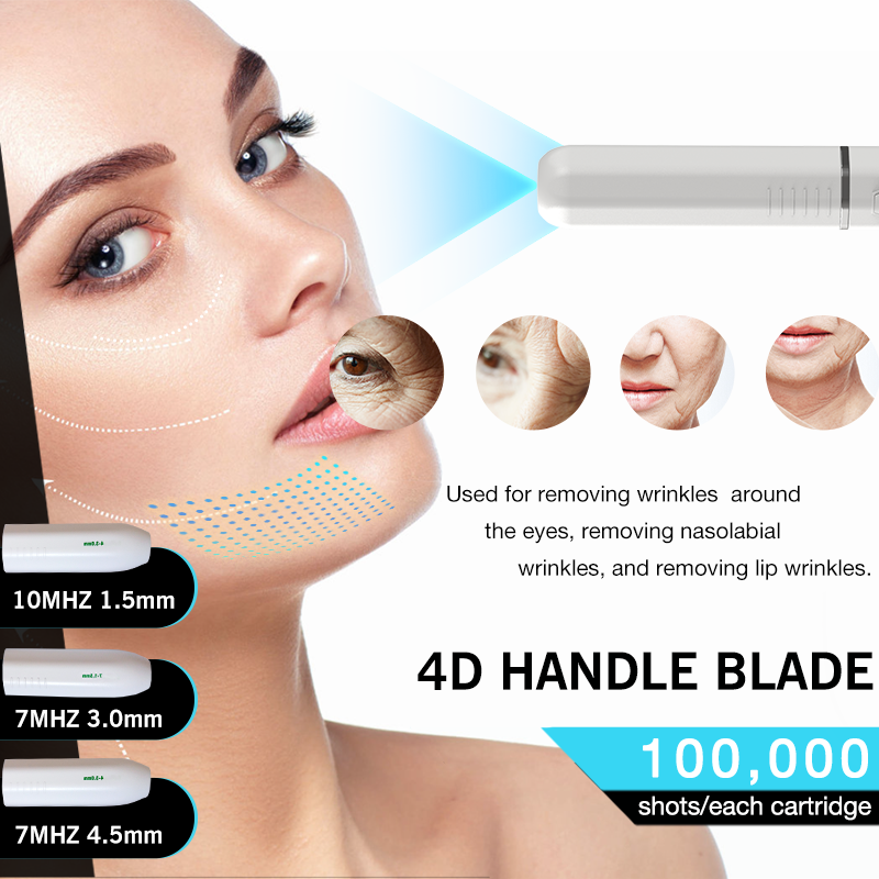 2025 Portable HIFU Smas Face Lifting Machine 13 Cartridges Vmax Wrinkle Remover Device for Anti-aging Body Shaping