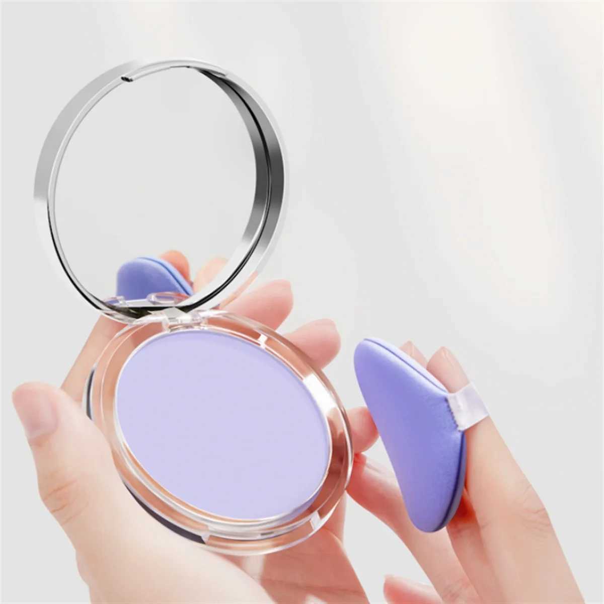 1PC Candy Bella Violet Cream To Powder Skin-friendly Skin Natural Face Long Lasting Oil-controlling Contouring Powder CosmeticsXJ250224