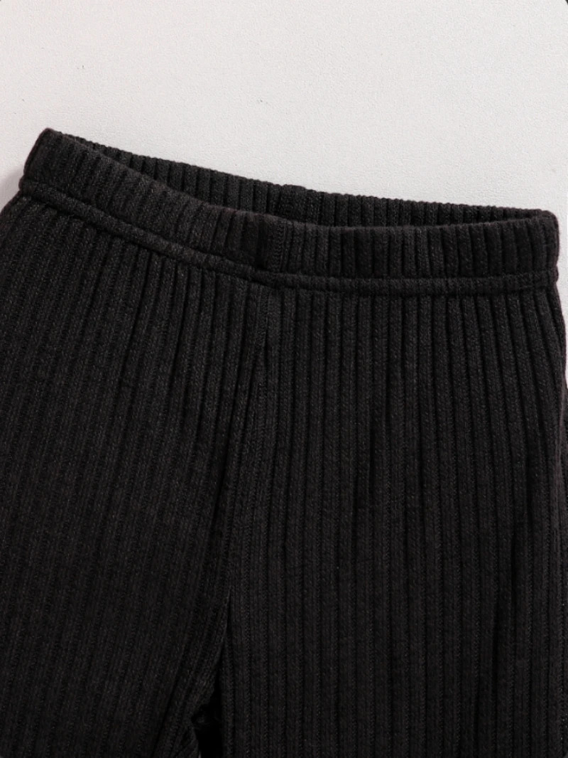 Spring and Autumn children fashion sports set girls sweater casual pants two-piece girls cartoon heart printed clothing 250224