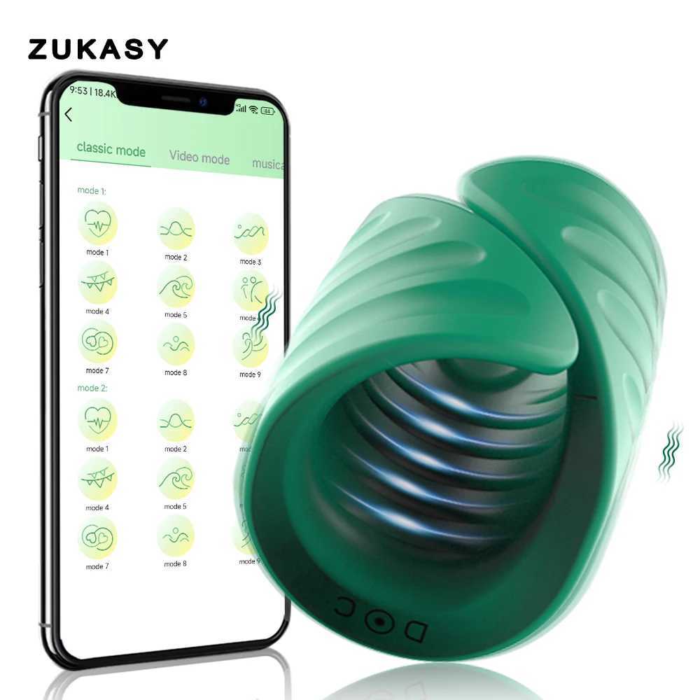 APP Bluetooth Penis Delay Automatic Male Masturbator Glans Stimulators Massagers Men Vibrator Sex Toys for Men Adult GoodsW250224
