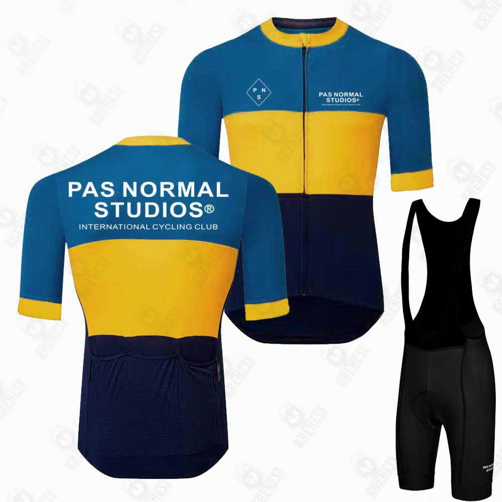 PAS Outdoor Cycling Set Road Mountain Bike Riding Suit Summer Short Sleeved Overalls
