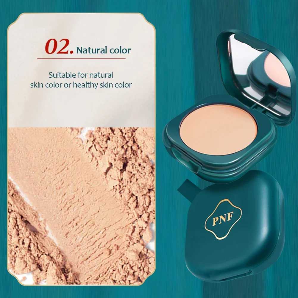 Hot 3Colors Face Pressed Powder Full Coverage Foundation Oil Control Loose Powder Longlasting Natural With Puff Korean CosmeticsXJ250224