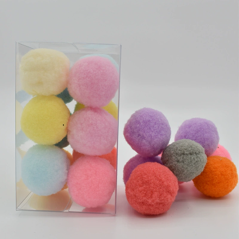 Cat toy plush ball not noisy, silent ball for self pleasure, relieve boredom, micro bounce plush ball