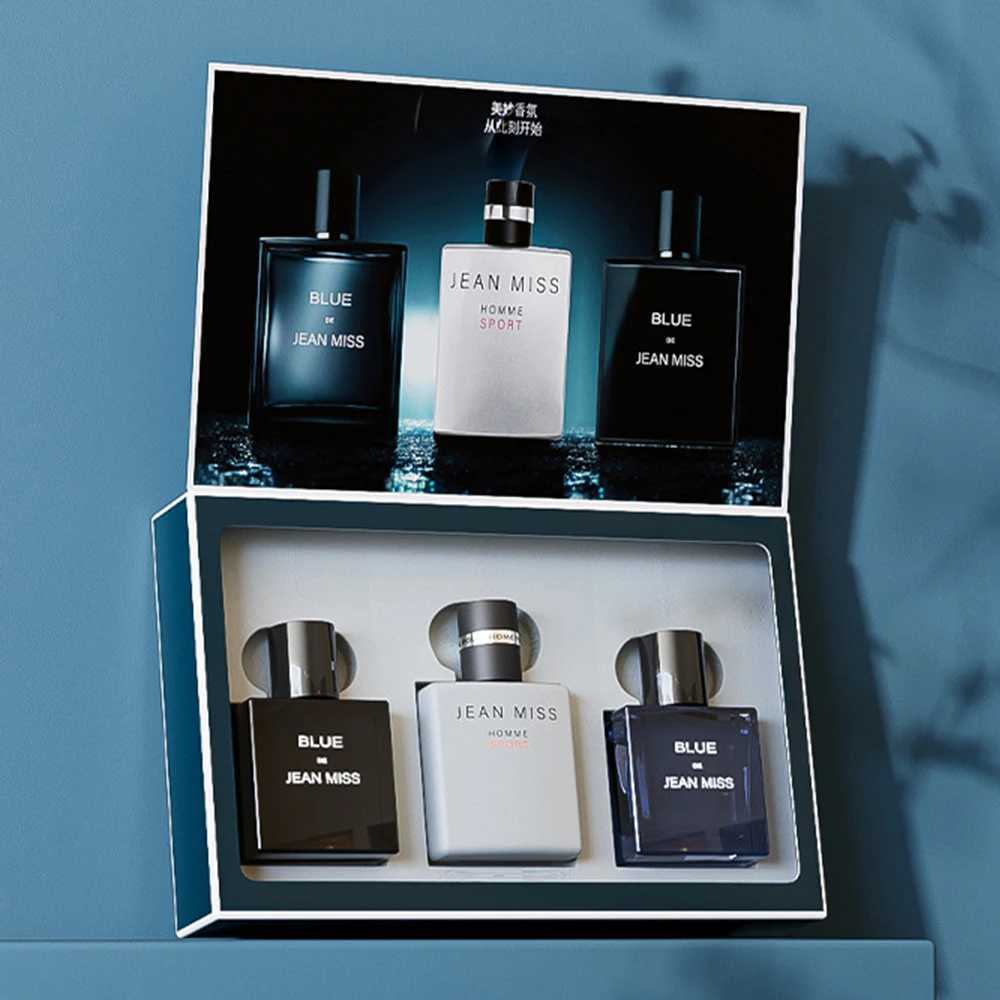 30ML*3 Mens Perfume Set Three-piece Set Cologne Long-lasting Eau De Toilette W250224