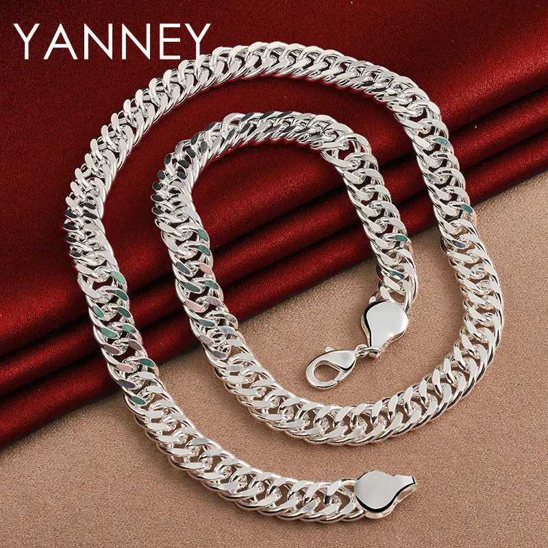 10MM 925 Sterling Silver 20/24 Inches Snake Chain Necklace For Men Wen Fashion Hip Hop Charm Gift Jewelry Wedding X250224