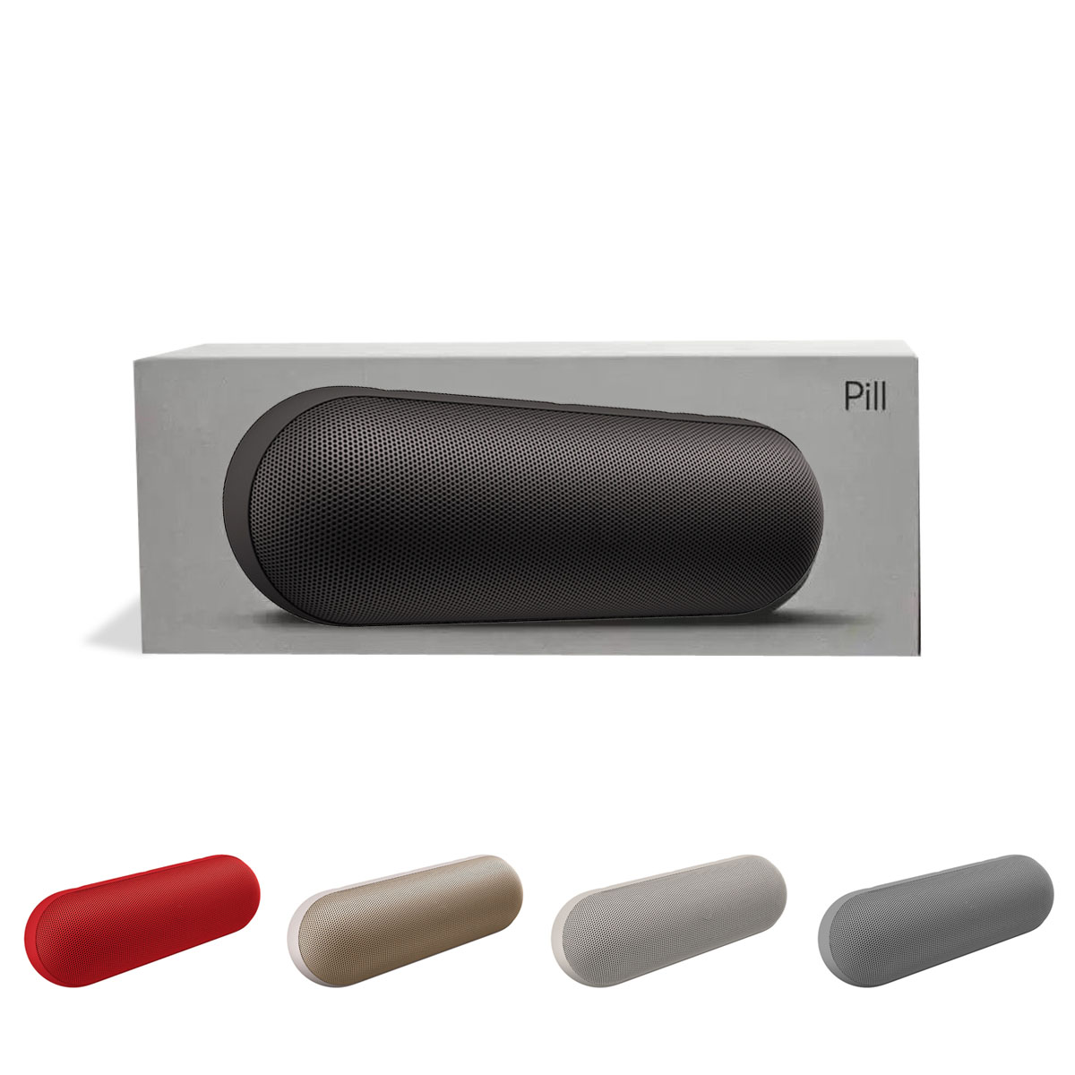 New premium version Pill Wireless Bluetooth speaker for home outdoor portable heavy bass