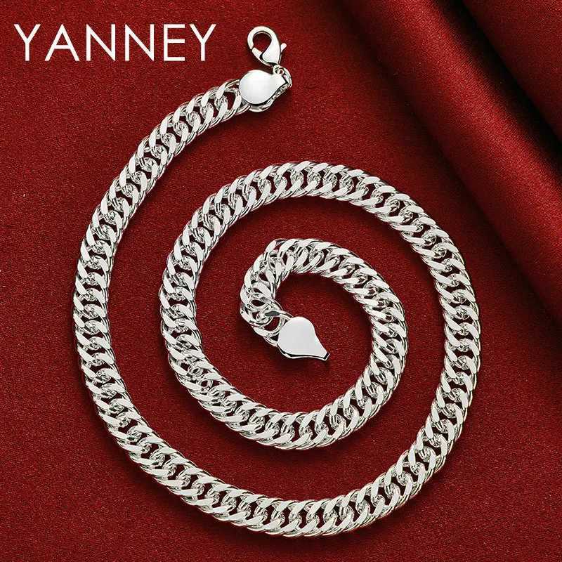 10MM 925 Sterling Silver 20/24 Inches Snake Chain Necklace For Men Wen Fashion Hip Hop Charm Gift Jewelry Wedding X250224