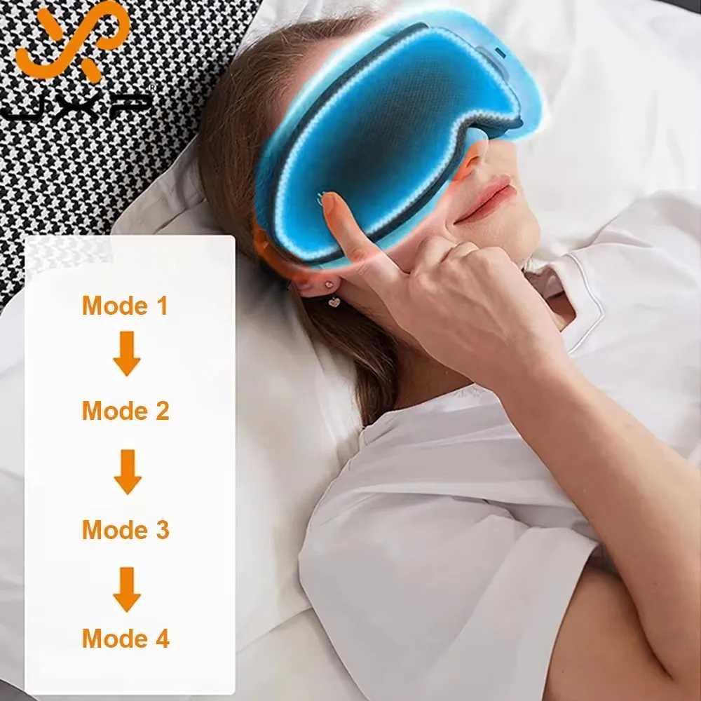 JXP Compress Eye Massage with Vibration Sleep Mask Air Pressure Blackout 3D 3 In 1 Charger Dry Eye Massager InstrumentXJ250224