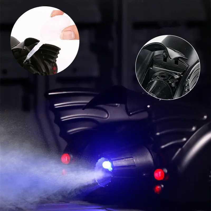 1/24 ic Movie Alloy Batmobile Bat Sports Diecast Metal Toy Racing Car Model Sound Light Silation Kids Gifts Free shipping