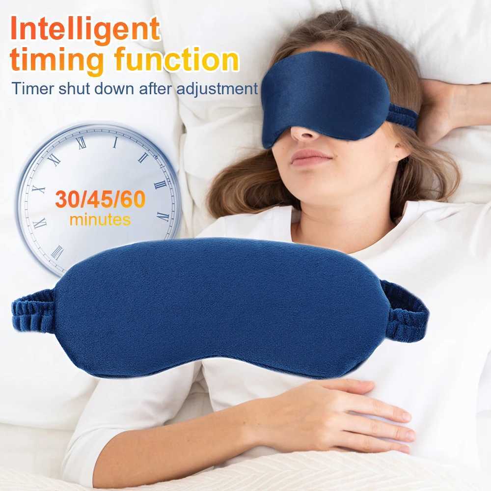 Electric Heating Eye Mask Infrared Heated Sleep Mask Relieve Eye Strain Dark Circles Dry Eye Fatigue Relief Sleeping MaskXJ250224