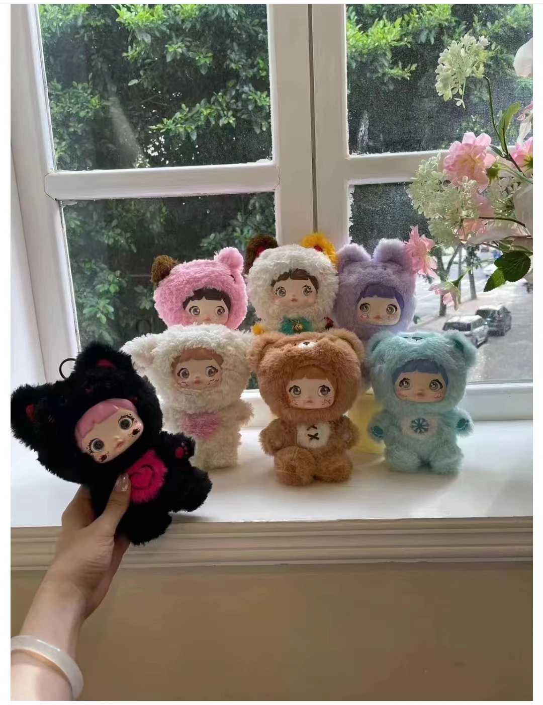 Blind Box Nommi Loveliness Never Ends Series Vinyl Mystery Box Cute Plush Doll Action Figure Bag Pack Pendant Surprise Toy GiftT250224
