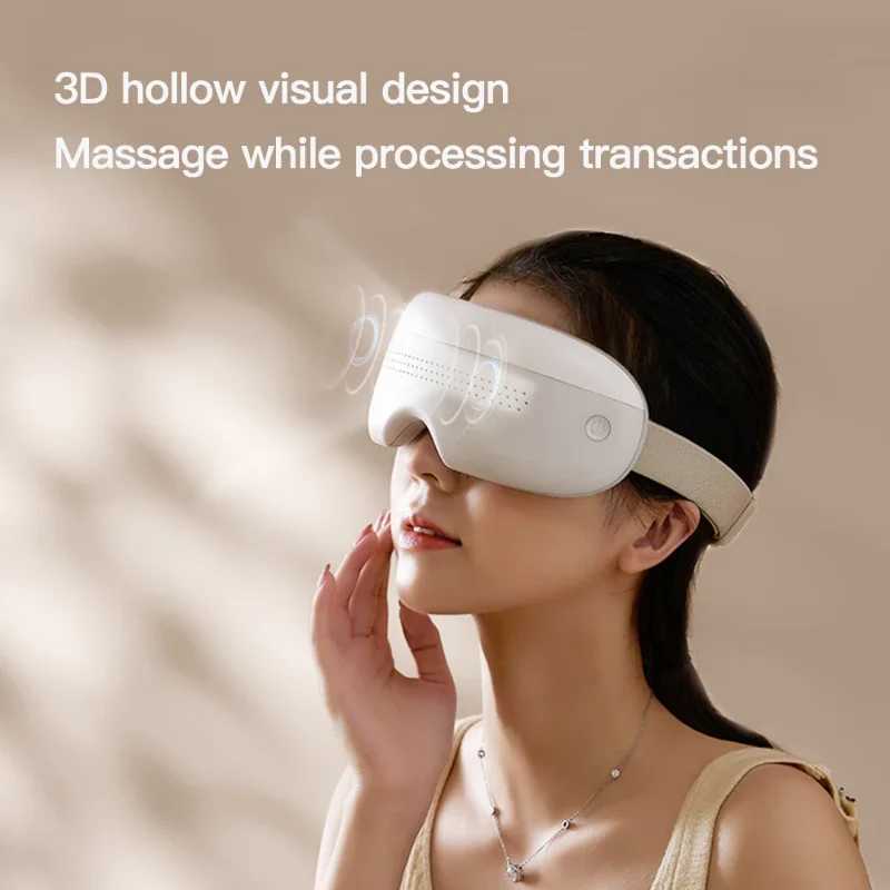 Eye Massager 4D Acupoint Massager Smart Airbag Vibration Eye Care Instrument Eye Massage Glasses Remove Fatigue Pouch WrinkleXJ250224