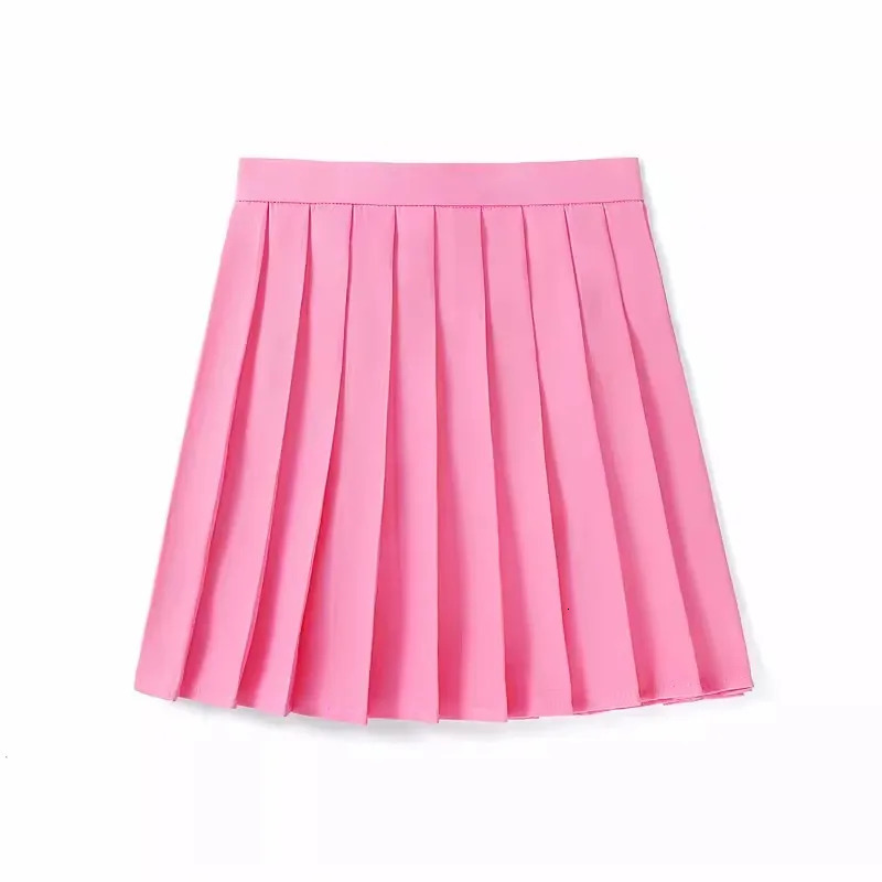 XS - 5XL High Waist Skirt Ladies Summer Clothes Womens A Line Harajuku Korean Black Mini Pleated Skirt For School Uniform 250224