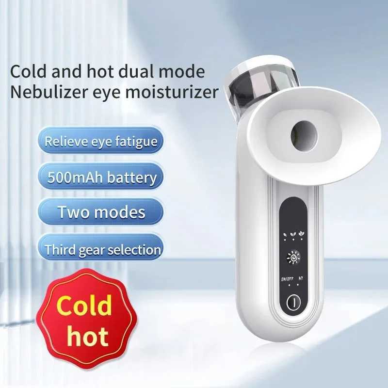 Nano Spray Eye Moistening Instrument Hot Cold Compress Eye Beauty Hydrating Instrument Relieve Eye Fatigue Wash Steam AtomizerXJ250224