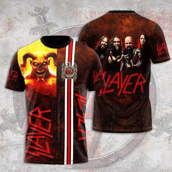 New Slayer Torrent Metal Band 3D Print Men/Women Hip Hop Boys T shirt Fashion O-Neck Short Sleeve Tee Top Trend Man Clothing W250224