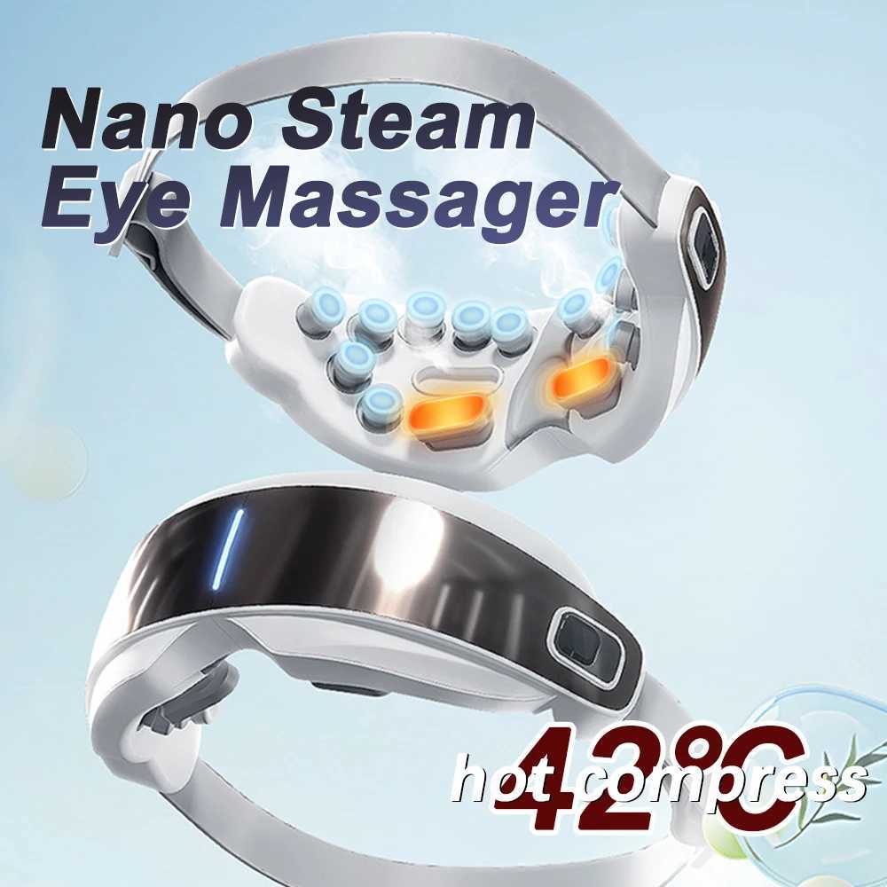 Steam Eye Massager Warm Spa Steamer Acupressure Therapy Kneading Massage Eyes Bluetooth Relieve Fatigue RelaxXJ250224
