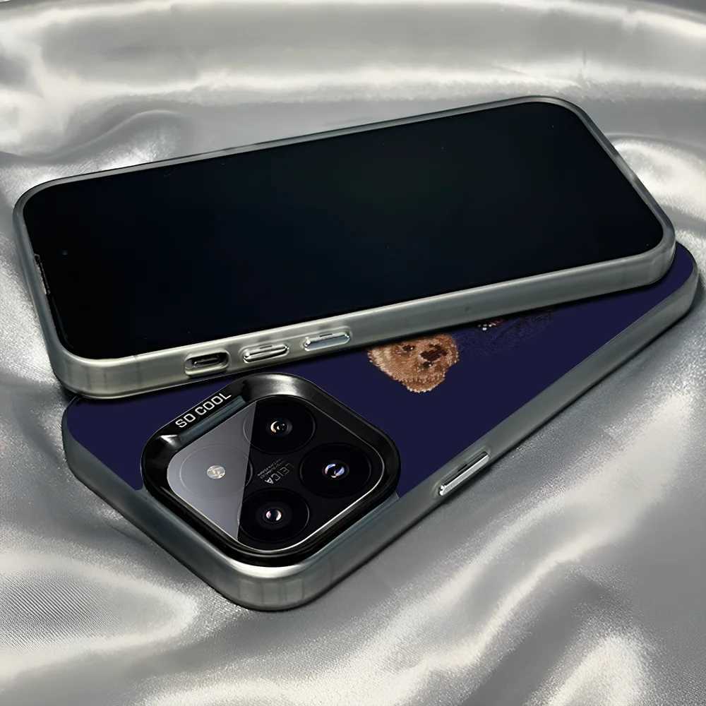 Epc P-Polo B-Bears Phone Case IMD Phone Case For IPhone 16 15 14 13 12 11 Pro Max Plus Color Silver Cover X250224