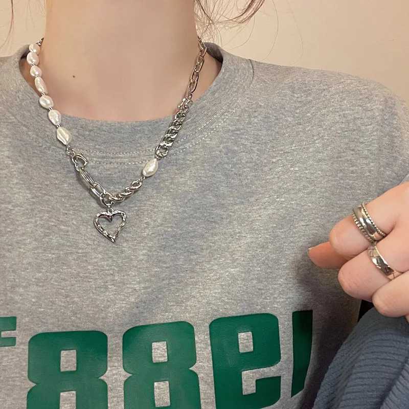 New 925 Sterling Silver Necklace Pendant Hip Hop Style Choker Party Gift for Wen Fine Jewelry X250224