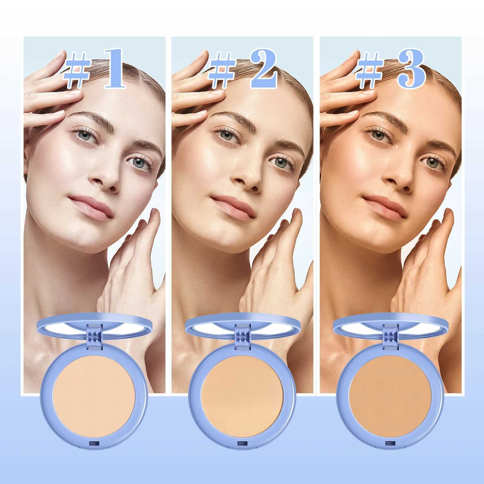 OUHUE Facial Loose Powder Oil Control Invisible Hole Durable Waterproof Natural Powder Basic Makeup Full CoverageXJ250224