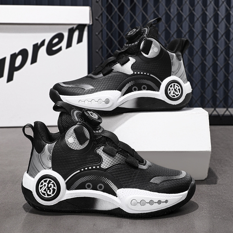 Boys Kids Basketball Shoes 2025 Boy Girl Sports Shoes Big Boys Non-Slip Running Shoes Trainers Sizes US12.5C-US7Y 000605