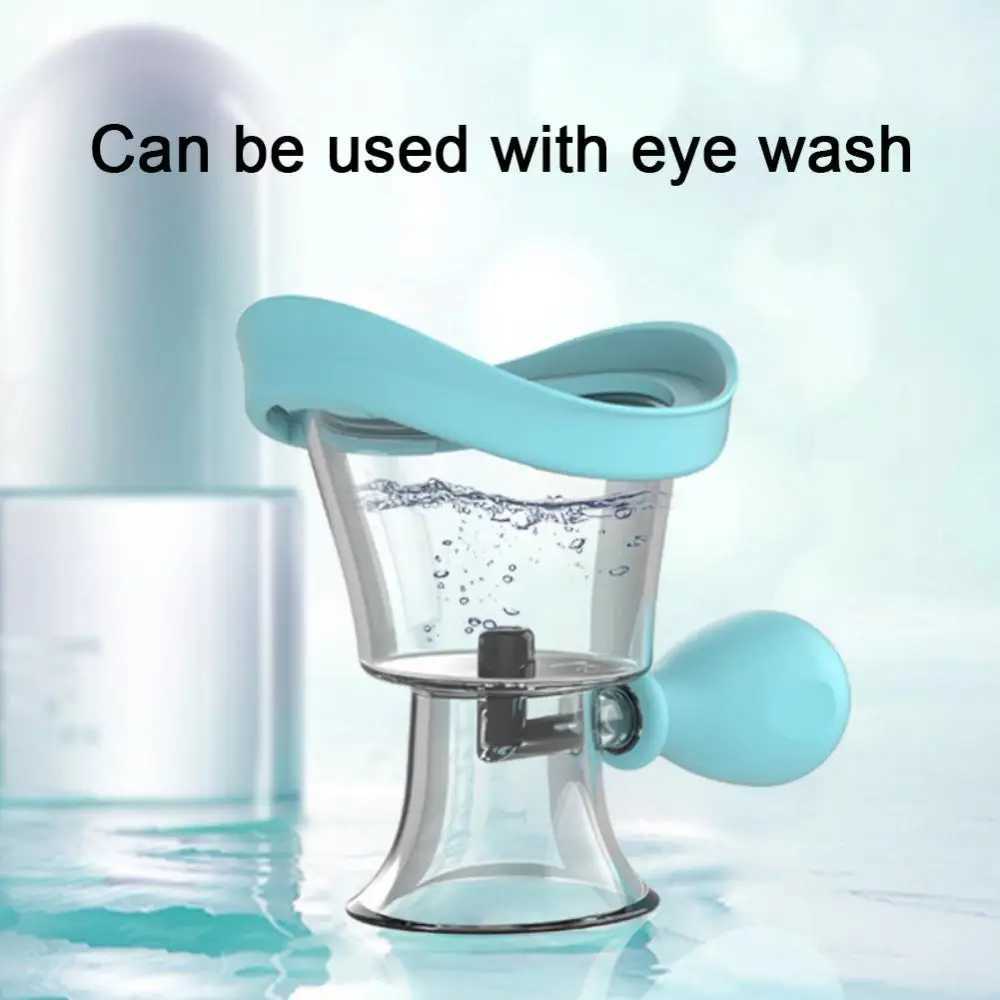 Squeezed Rinsing Eye Cup Skin Friendly 2 Silicone Eye Wash Cups Household Beauty Equipment Eye Cup Safe Material Eye WasherXJ250224