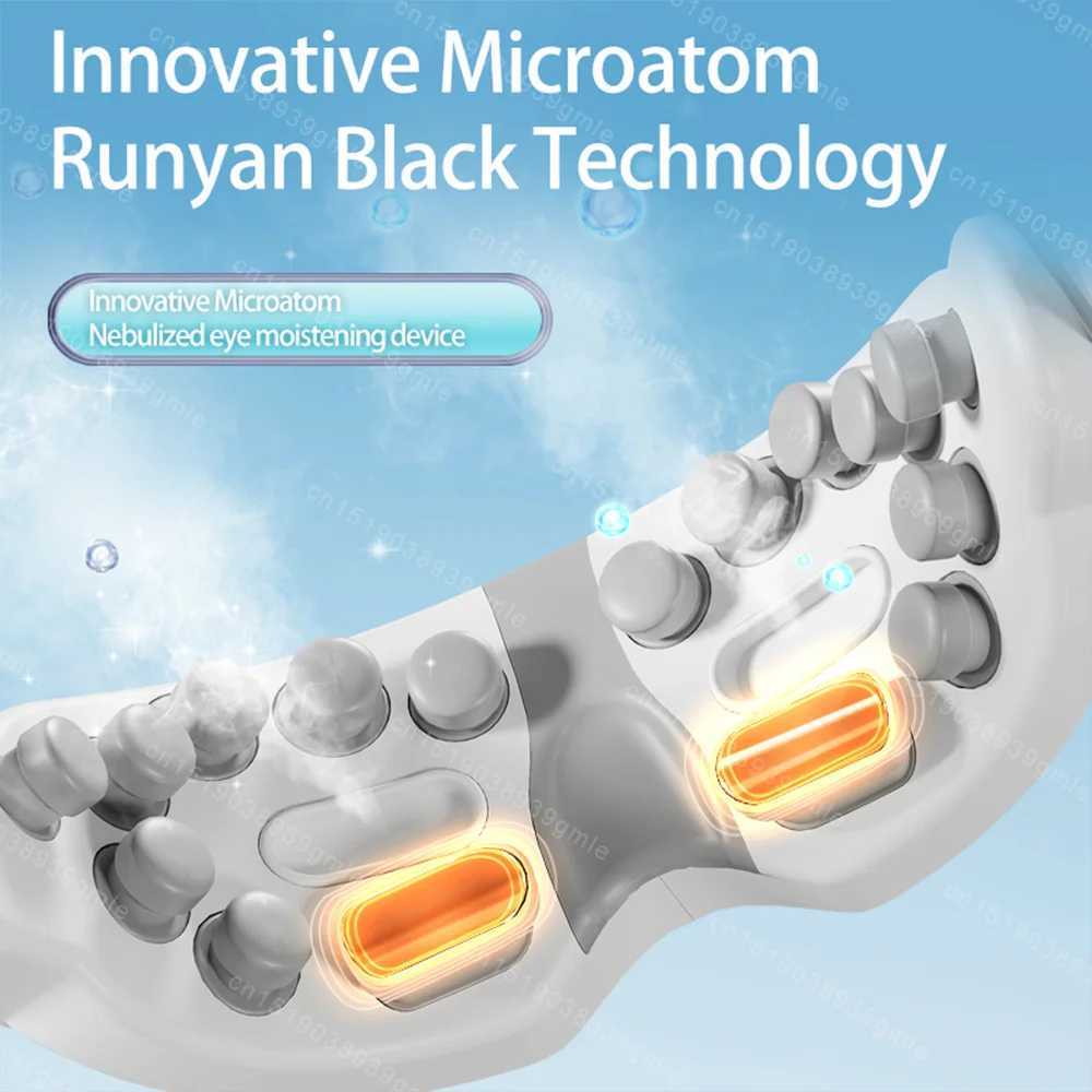 Steam Eye Massager Warm Spa Steamer Acupressure Therapy Kneading Massage Eyes Bluetooth Relieve Fatigue RelaxXJ250224