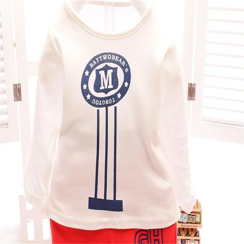 Autumn toddler boy 5th coat loose suit printed cotton long sleeveprinted V-neck letter zipper coatcasual sweatpants 3Pcs suit 250224