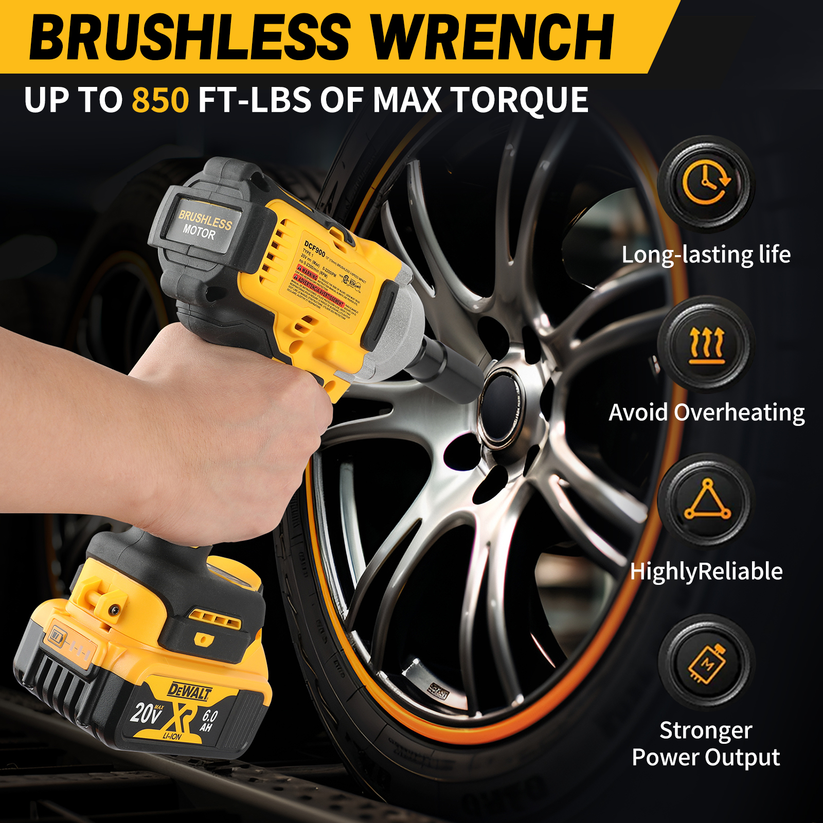 Professional Grade DEWALT DCF900 Electric Drill for Precision Work - Bare Unit Available(Tool Only)