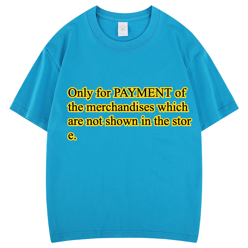 Only for payment of the merchandises which are not shown in the store. Designer T Shirt Men shirt glasses belt coat bag shoes