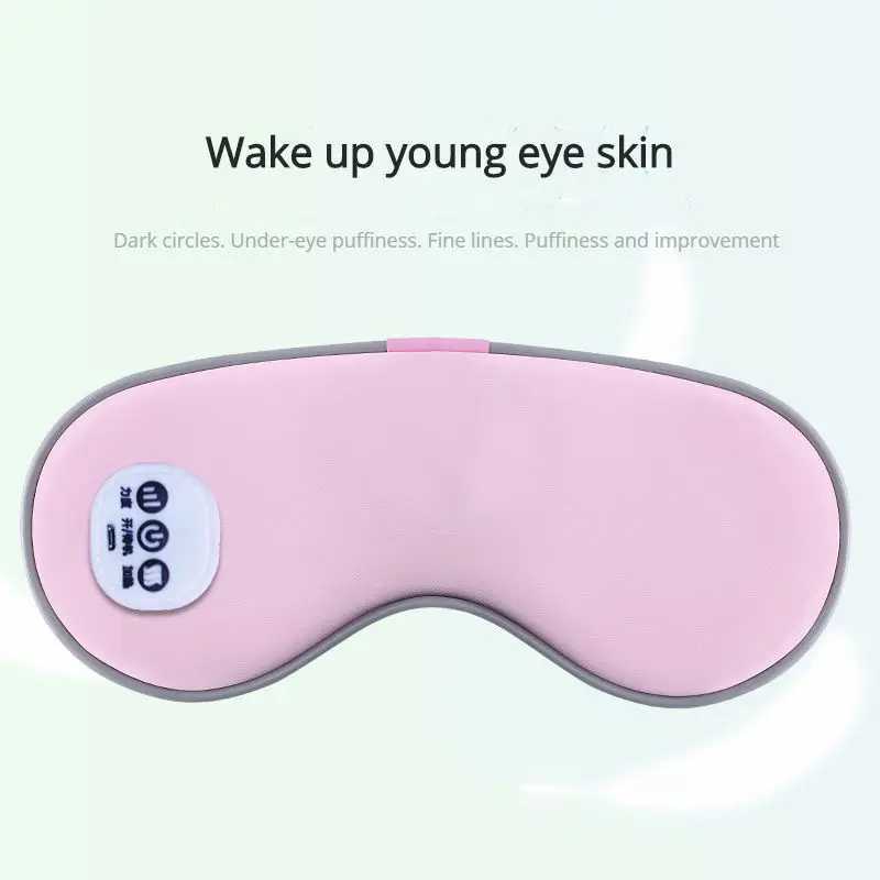 eye massage instrument electric self heating heated eye mask massager with heat compression hot and cold machine vibrationXJ250224